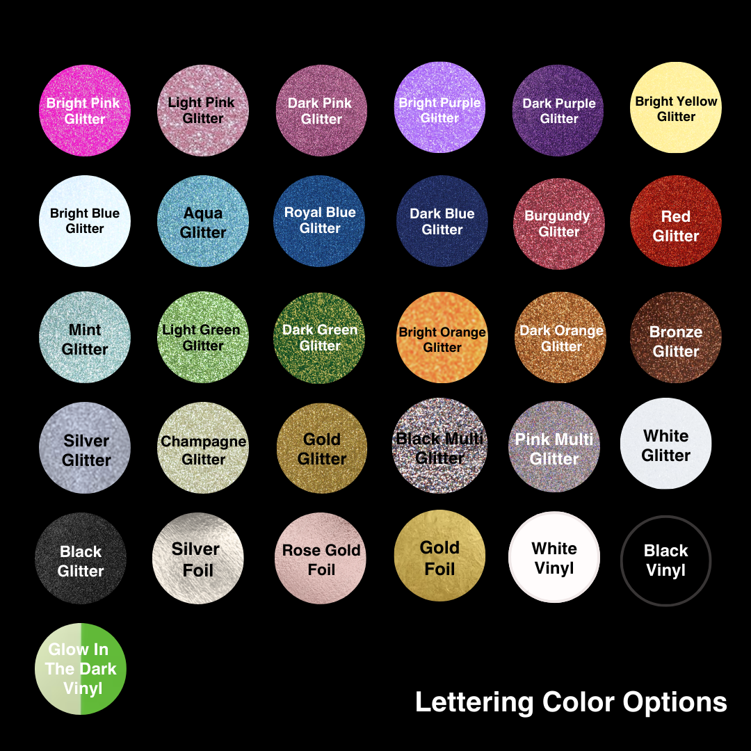 a collection of different colored eyeshades on a black background